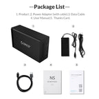 ORICO NS200RU3 2 Bay USB3.0 Hard Drive Enclosure with Raid, NS200RU3 – Aluminum Alloy, TPU