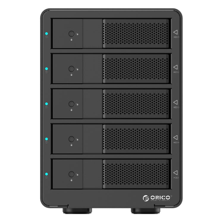 ORICO 9558RU3-V1-BK 3.5-Inch External Hard Drive Enclosure, 9558RU3-V1-BK – Aluminum Alloy, TPU