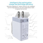 SDC-30W 2 in 1 USB to Micro USB Data Cable + 30W QC 3.0 USB + 2.4A Dual USB 2.0 Ports Mobile Phone Tablet PC Universal Quick Charger Travel Charger Set, US Plug, with Micro USB Cable, US Plug – Fast Charging, Data Transmission, TPU