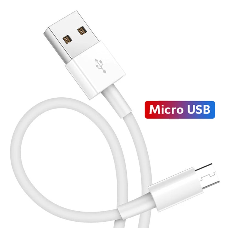 SDC-30W 2 in 1 USB to Micro USB Data Cable + 30W QC 3.0 USB + 2.4A Dual USB 2.0 Ports Mobile Phone Tablet PC Universal Quick Charger Travel Charger Set, EU Plug, with Micro USB Cable, EU Plug – Fast Charging, Data Transmission, TPU