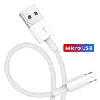SDC-30W 2 in 1 USB to Micro USB Data Cable + 30W QC 3.0 USB + 2.4A Dual USB 2.0 Ports Mobile Phone Tablet PC Universal Quick Charger Travel Charger Set, EU Plug, with Micro USB Cable, EU Plug – Fast Charging, Data Transmission, TPU