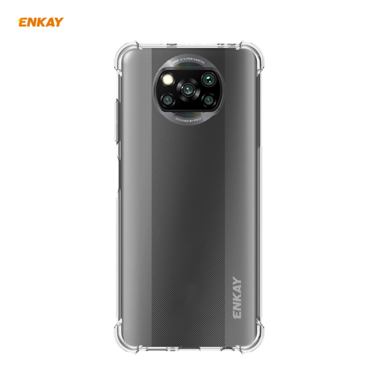 Hat-Prince ENKAY Clear TPU Shockproof Case Soft Anti-slip Cover – Shockproof, TPU, For Motorola Moto G9 Plus, For Motorola Moto G9 / G9 Play, For Xiaomi Redmi 9A, For Xiaomi Redmi 9C, For Samsung Galaxy A01 Core / M01 Core, For Samsung Galaxy A42 5G For Xiaomi Poco X3 X3 NFC