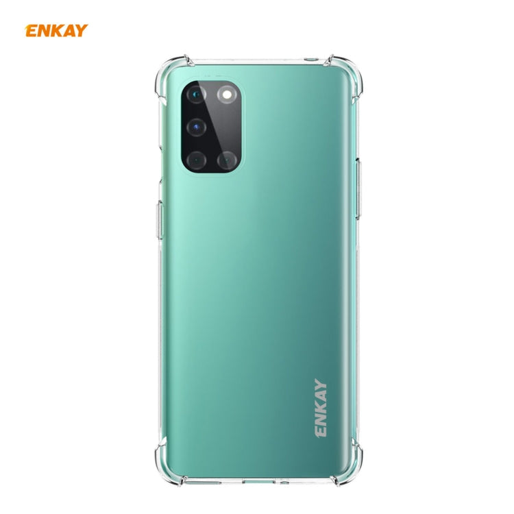 Hat-Prince ENKAY Clear TPU Shockproof Case Soft Anti-slip Cover – Shockproof, TPU, For Motorola Moto G9 Plus, For Motorola Moto G9 / G9 Play, For Xiaomi Redmi 9A, For Xiaomi Redmi 9C, For Samsung Galaxy A01 Core / M01 Core, For Samsung Galaxy A42 5G For OnePlus 8T