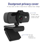 C5 4 Million Pixel Auto Focus 2K Full HD Webcam 360 Rotation USB Driver-free Live Broadcast WebCamera with Mic, C5 – TPU