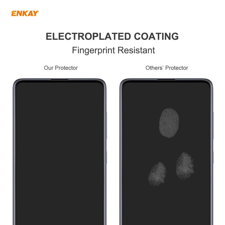10 PCS ENKAY Hat-Prince 0.26mm 9H 2.5D Curved Edge Tempered Glass Film, For LG K42 / K52 / K62, For Huawei P Smart 2021, For Xiaomi Redmi K30s Ultra, For Xiaomi Poco M3, For Motorola Moto G 5G, For OnePlus 8T, For OnePlus Nord N10 5G                   ...
