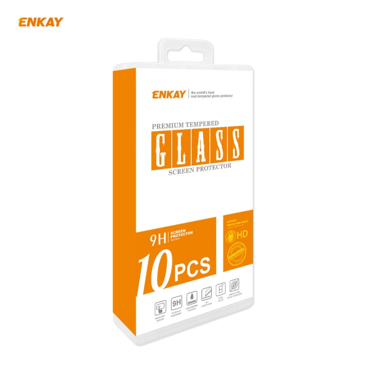 10 PCS ENKAY Hat-Prince 0.26mm 9H 2.5D Curved Edge Tempered Glass Film, For LG K42 / K52 / K62, For Huawei P Smart 2021, For Xiaomi Redmi K30s Ultra, For Xiaomi Poco M3, For Motorola Moto G 5G, For OnePlus 8T, For OnePlus Nord N10 5G                   ...