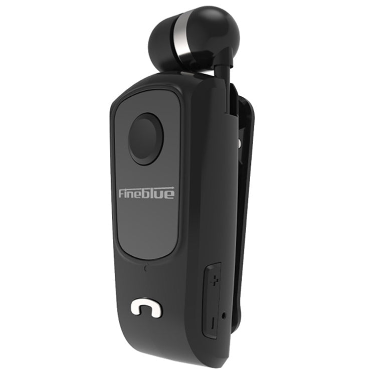 F920 CSR4.1 Retractable Cable Caller Vibration Reminder Anti-theft Bluetooth Headset, Black, White, Gold, Silver, Gray Black