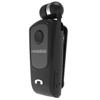 F920 CSR4.1 Retractable Cable Caller Vibration Reminder Anti-theft Bluetooth Headset, Black, White, Gold, Silver, Gray Black