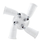 E27 to E27 Splitter Adjustable LED Light Bulb Holder Adapter Converter Socket Light Bulb Holder, 1 In 1, 2 In 1, 3 In 1, 4 In 1, 5 In 1