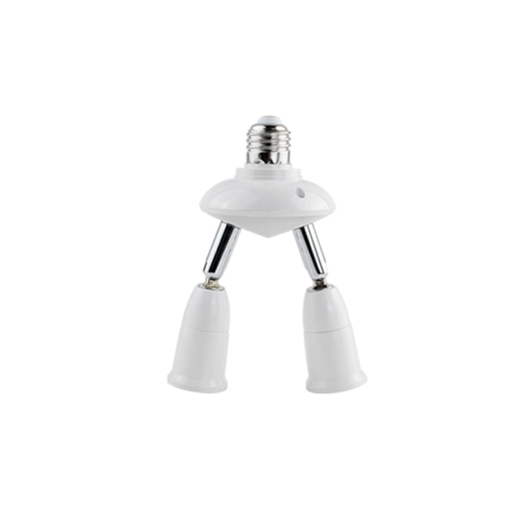 E27 to E27 Splitter Adjustable LED Light Bulb Holder Adapter Converter Socket Light Bulb Holder, 1 In 1, 2 In 1, 3 In 1, 4 In 1, 5 In 1 – Aluminum Alloy 2 In 1