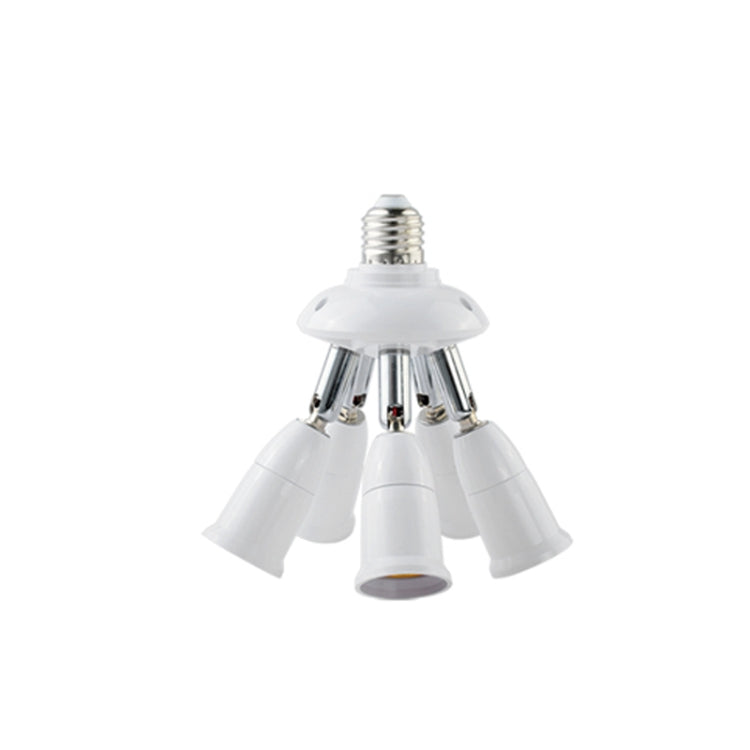 E27 to E27 Splitter Adjustable LED Light Bulb Holder Adapter Converter Socket Light Bulb Holder, 1 In 1, 2 In 1, 3 In 1, 4 In 1, 5 In 1 – Aluminum Alloy 5 In 1