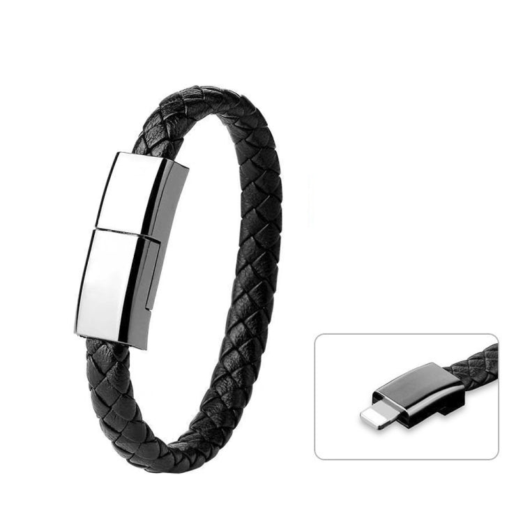 XJ-28 Data Cable – 2.4A USB to 8 Pin Creative Bracelet Data Cable, Cable Length: 22.5cm,... 22.5cm 8 Pin SYA0013653