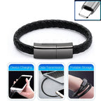 XJ-28 Data Cable – 2.4A USB to 8 Pin Creative Bracelet Data Cable, Cable Length: 22.5cm,...