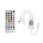 WiFi Smart 4 Pin RGB LED Strip Light Contoller APP Remote Voice Control Works with Alexa Echo, 5-24V, WiFi 40-keys Controller, WiFi 24-keys Controller – TPU