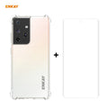 Hat-Prince ENKAY Clear TPU Shockproof Case Soft Anti-slip Cover + 3D Full Screen PET Curved Hot Bending HD Screen Protector Soft Film, Support Fingerprint Unlock, For Samsung Galaxy S21 Ultra 5G, For Xiaomi Mi 11 For Samsung Galaxy S21 Ultra 5G