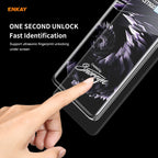 Hat-Prince ENKAY Clear TPU Shockproof Case Soft Anti-slip Cover + 3D Full Screen PET Curved Hot Bending HD Screen Protector Soft Film, Support Fingerprint Unlock, For Samsung Galaxy S21 Ultra 5G, For Xiaomi Mi 11