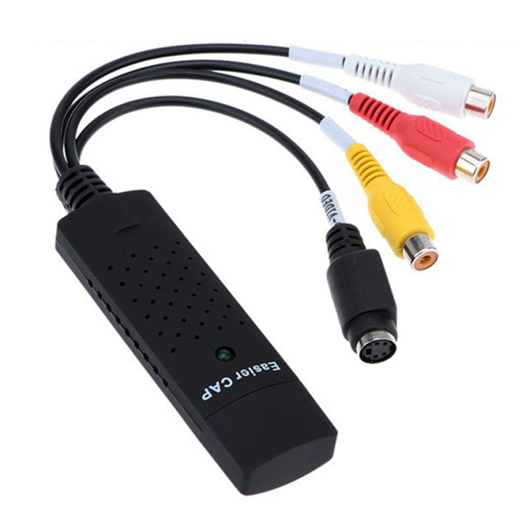 Portable USB 2.0 Video + Audio RCA Female to Female Connector for TV / DVD / VHS Support Vista 64 / win 7 / win 8 / win 10 / Mac OS – Durable Build, Easy to Use