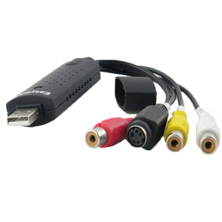 Portable USB 2.0 Video + Audio RCA Female to Female Connector for TV / DVD / VHS Support Vista 64 / win 7 / win 8 / win 10 / Mac OS – Durable Build, Easy to Use