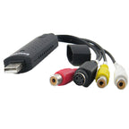 Portable USB 2.0 Video + Audio RCA Female to Female Connector for TV / DVD / VHS Support Vista 64 / win 7 / win 8 / win 10 / Mac OS – Durable Build, Easy to Use