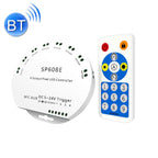 SP608E Dual Signal Output Mobile APP Control Bluetooth LED Controller Kit for WS2812B WS2811 1903 1804 Pixel LED Strip, DC5V~24V Default Title