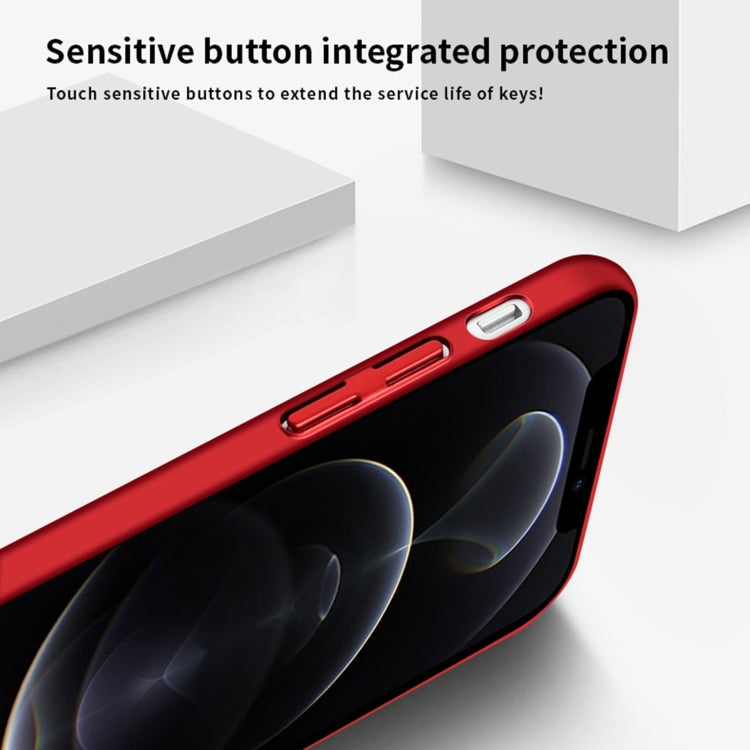 MOFi Honeycomb Texture Breathable PC Shockproof Protective Back Cover Case – Shockproof, For iPhone 12 Pro Max