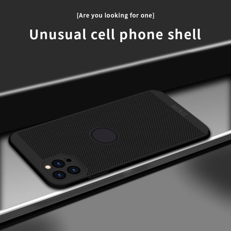 MOFi Honeycomb Texture Breathable PC Shockproof Protective Back Cover Case – Shockproof, For iPhone 12 Pro Max