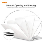 ENKAY 3 in 1 Crystal Laptop Protective Case + EU Version TPU Keyboard Film + Anti-dust Plugs Set for MacBook Pro 15.4 inch A1707 & A1990 (with Touch Bar), For MacBook Pro 15.4 inch A1707 (with Touch Bar)