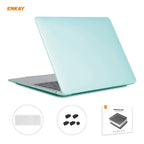 ENKAY 3 in 1 Matte Laptop Protective Case + EU Version TPU Keyboard Film + Anti-dust Plugs Set for MacBook Air 13.3 inch A2179 & A2337 (2020), For MacBook Air 13.3 inch A2179 (2020) For MacBook Air 13.3 inch A2179 (2020) Green