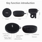 S360 Portable Outdoor Bikes Bluetooth Speaker IPX7 Waterproof Dust-proof Shockproof Speaker, Support TF – Shockproof, Waterproof, Bluetooth