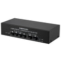 B042 4-in 2-out Power Amplifier Sound Switcher Loudspeaker Switch Distributor, 300W Per Channel Lossless Sound Quality, B042 B042