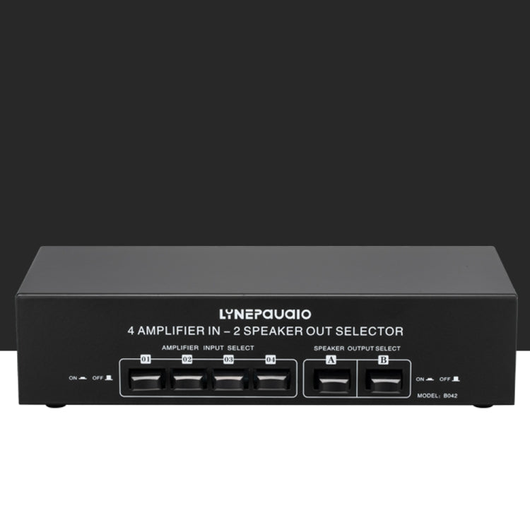 4 Input 2 Output Power Amplifier And Speaker Switcher Speaker Switch Splitter Comparator 300W Per Channel Without Loss Of Sound Quality, 4 In 2 Out