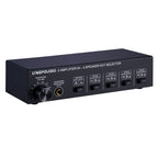 B032 2-in 4-out Power Amplifier Sound Switcher Speaker Lossless Sound Quality 300W Per Channel Switch Distributor Comparator with Headset Monitoring Function / Audio Input, B032 B032