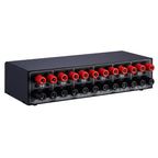 B032 2-in 4-out Power Amplifier Sound Switcher Speaker Lossless Sound Quality 300W Per Channel Switch Distributor Comparator with Headset Monitoring Function / Audio Input, B032