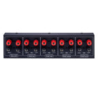 1 In And 4 Out Amplifier Sound Speaker Distributor, 4-Area Sound Source, Signal Distribution Panel, Single Audio Input, 300W Per Channel, B030