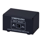 B101 2 In 1 Out (1 In 2 Out) Audio Source Signal Selection Switcher Computer Speaker RCA Lossless Audio Source Switcher, B101