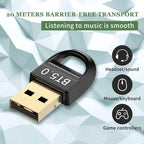 USB Bluetooth V5.0 Adapter Receiver, Bluetooth V5.0 – Bluetooth