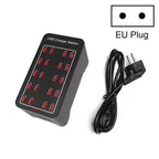 100W 20 USB Ports Fast Charger Station Smart Charger, AC 100-240V, 100W 20 USB Ports EU Plug, 100W 20 USB Ports US Plug, 100W 20 USB Ports AU Plug, 100W 20 USB Ports UK Plug 100W 20 USB Ports EU Plug
