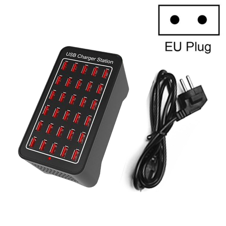 XLD-A7 150W 30 USB Ports Fast Charger Station Smart Charger, AC 110-240V, 150W 30 USB Ports EU Plug, 150W 30 USB Ports US Plug, 150W 30 USB Ports AU Plug, 150W 30 USB Ports UK Plug 150W 30 USB Ports EU Plug