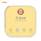 ENKAY Hat-Prince Full Coverage Electroplated PC Case + Tempered Glass Protector for Apple Watch Series 6 / 5 / 4 / SE 44mm, For Apple Watch Series 6 / 5 / 4 / SE 44mm