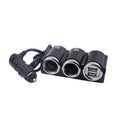 DC 12V / 24V Dual USB Multi Female Car Cigarette Lighter Splitter Socket Adapter Charger Socket Power Adapter / Charger, DC 12V / 24V 2 Socket DC 12V 24V 2 Socket