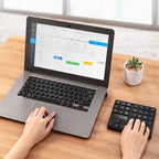2.4G USB Wireless Numeric Keypad 35 Keys Charging Digital Keyboard Notebook Laptop Mini Numpad – Non-slip