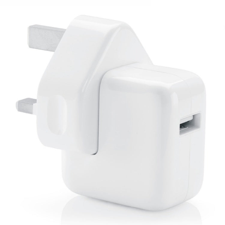 12W USB Port Travel Charger for iPad Series / iPod Series / iPhone Series , UK Plug Default Title