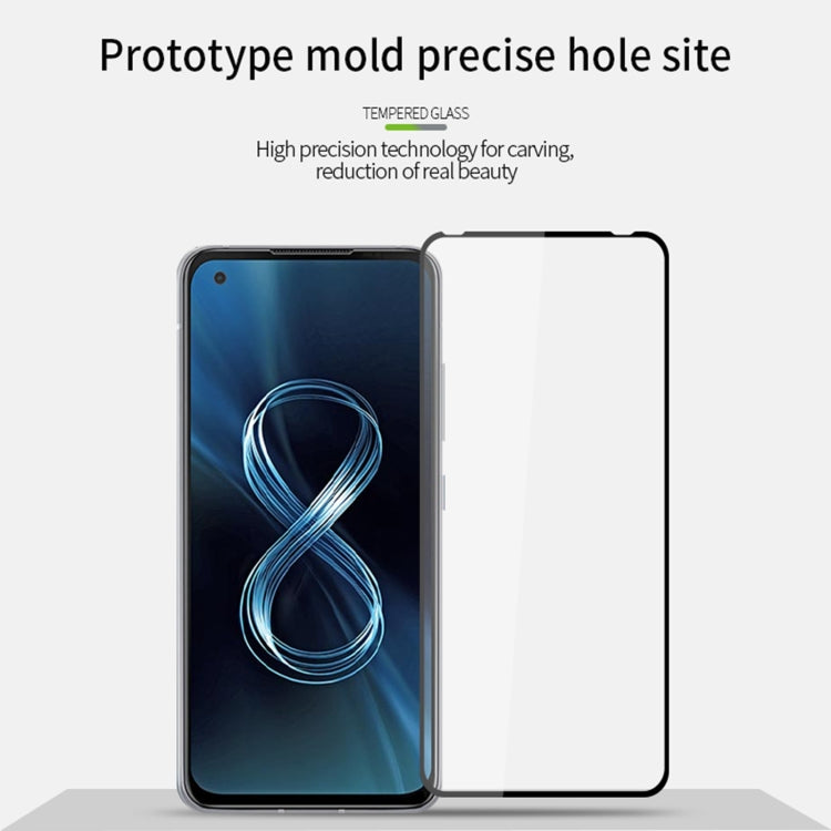 PINWUYO 9H 2.5D Full Screen Tempered Glass Film – Tempered Glass, Screen Protector, Ultra-thin, For Asus Zenfone 8 mini / ZS590KS, For Asus Zenfone 8 Flip / ZS672KS, For Nokia X10 / X20