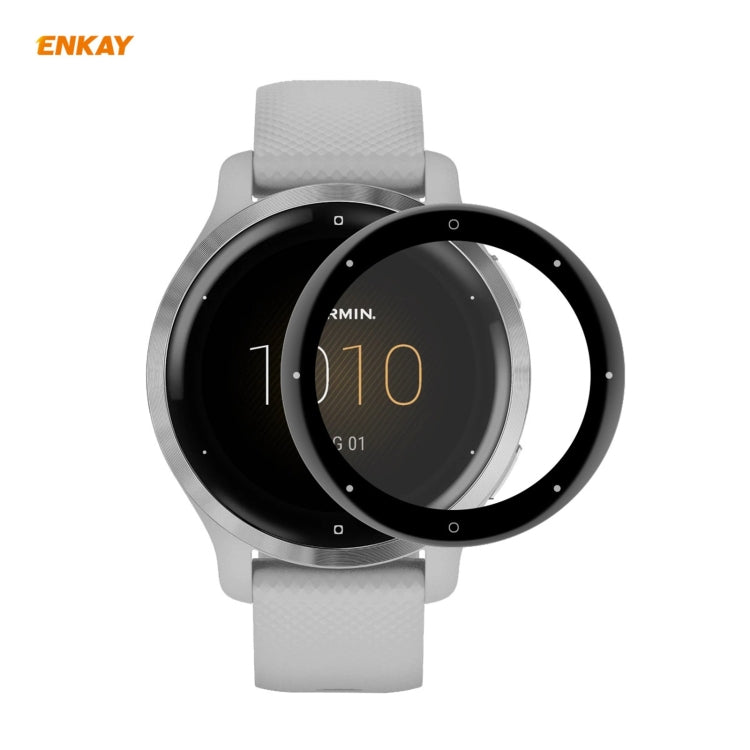 ENKAY Hat-Prince 3D Full Screen Soft PC Edge + PMMA HD Screen Protector Film, For Garmin Venu 2S / Vivoactive 4S 40mm (1 PC), For Redmi Watch (1 PCS), For Huawei B6 (1 PCS), For Venu 2 / Vivoactive 4 45mm (1 PCS), For Huawei Band 6 / Honor Band 6 (1 PCS) For Garmin Venu 2S Vivoactive 4S 40mm (1 PC)