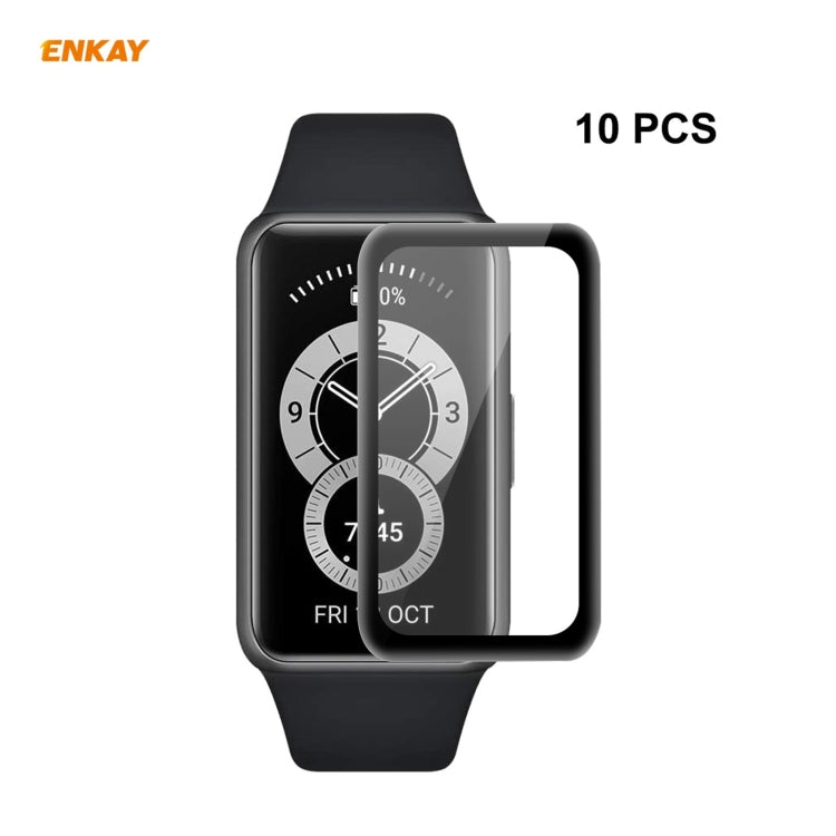 10 PCS ENKAY Hat-Prince 3D Full Screen Soft PC Edge + PMMA HD Screen Protector Film – Screen Protector, TPU, For Venu 2 / Vivoactive 4 45mm (10 PCS), For Garmin Venu 2S / Vivoactive 4S 40mm (10 PCS), For Redmi Watch (10 PCS), For Huawei B6 (10 PCS)... For Huawei Band 6 Honor Band 6 (10 PCS)
