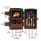 PR700 1080P Wildlife Hunting Camera Motion Activated Night Vision Camcorder for Outdoor Tracking Scan Trigger, PR700