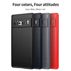 MOFI Gentleness Series Brushed Texture Carbon Fiber Soft TPU Case – TPU, For Google Pixel 6 Pro