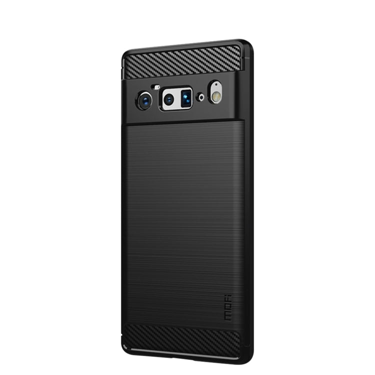 MOFI Gentleness Series Brushed Texture Carbon Fiber Soft TPU Case – TPU, For Google Pixel 6 Pro