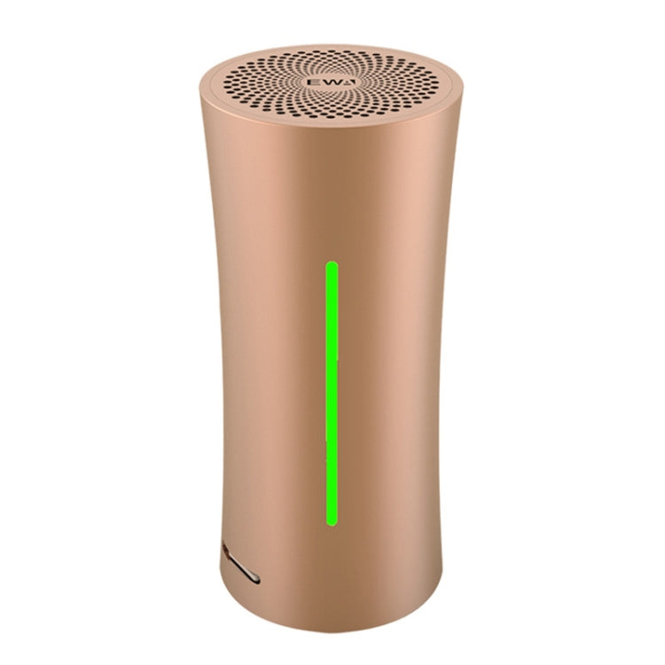 EWA A115 Portable Metal Bluetooth Speaker 105H Power Hifi Stereo Outdoor Subwoofer – Shockproof, Waterproof, Bluetooth Gold