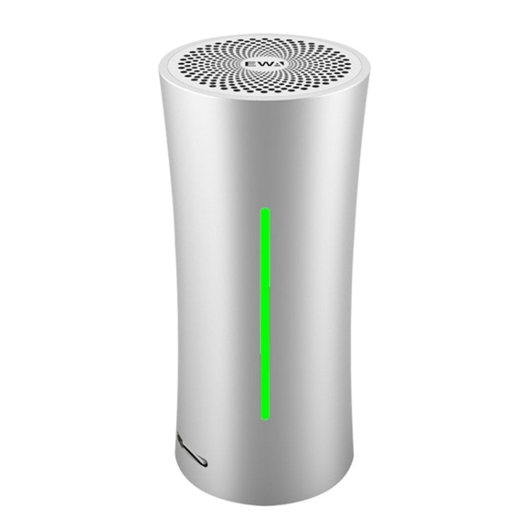 EWA A115 Portable Metal Bluetooth Speaker 105H Power Hifi Stereo Outdoor Subwoofer – Shockproof, Waterproof, Bluetooth Silver